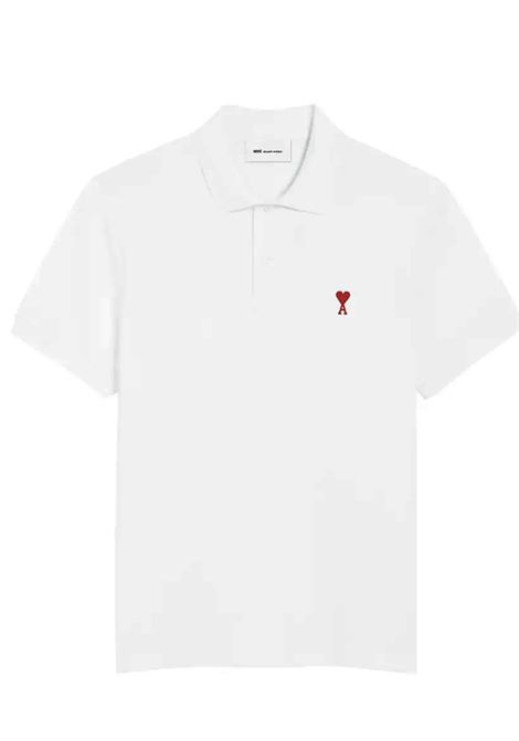 polo adc uomo bianca AMI PARIS | BFUPL001.760100